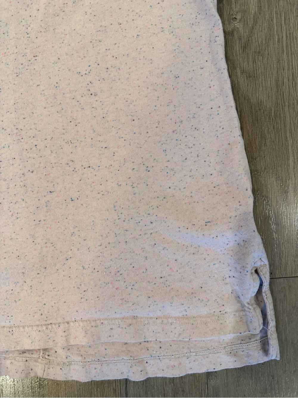 Nike Light Pink Speckled Crewneck Tank
